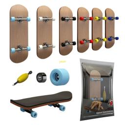 Skate de dedo profissional, cinco camadas, rolamento de madeira de bordo, roda de liga, ponta do dedo, local de skate, brinquedo balançável - Image 2
