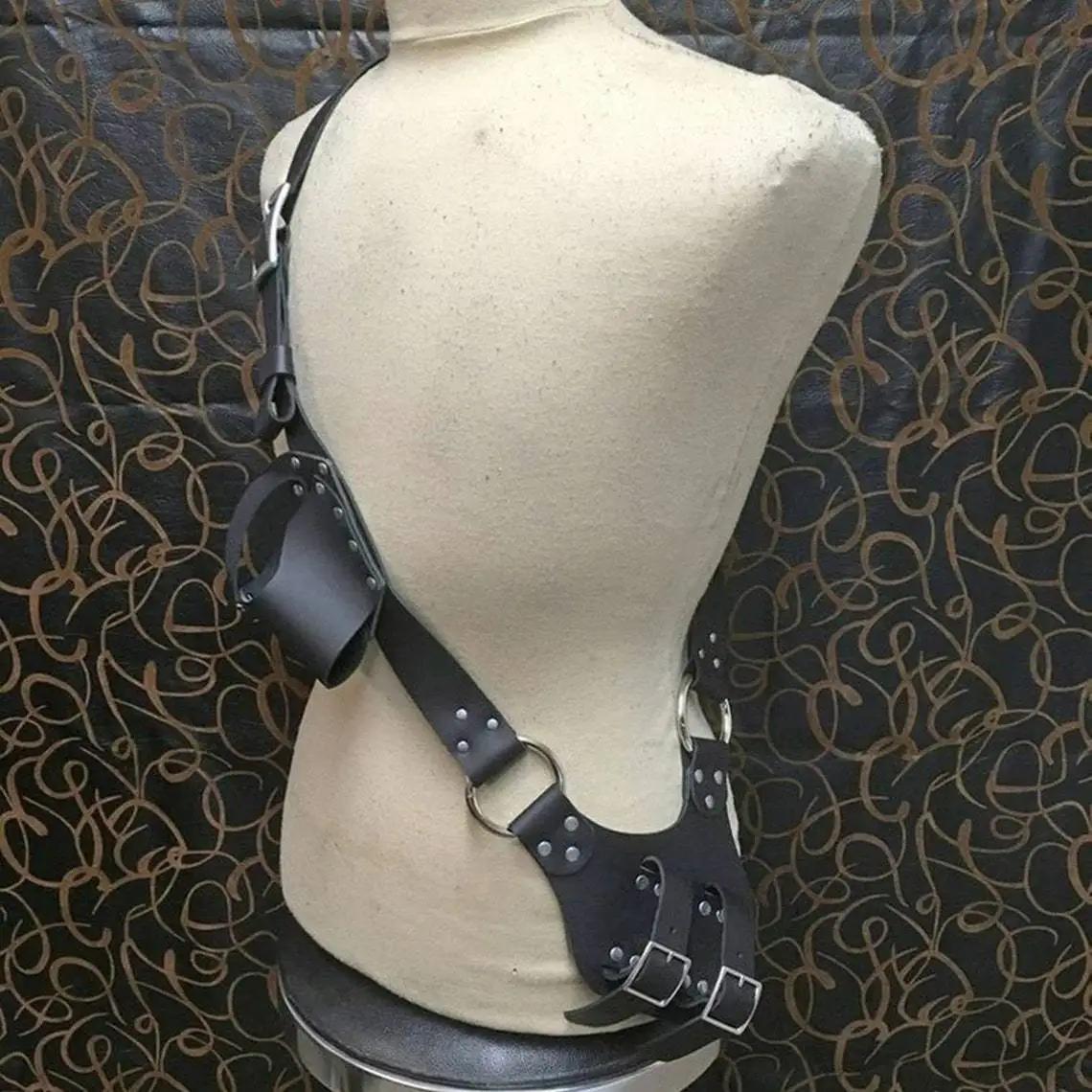 Retro Medieval Arma Espada Coldre, Cosplay Europeu e Americano, Cinto Cinta, Legend of Zelda, Jotaro - Image 1