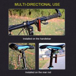 Aranha-laser luz traseira led para bicicleta, luz traseira, impermeável, usb, para bicicleta de estrada e mtb - Image 6
