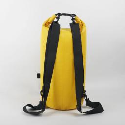 Impermeável dupla alça de ombro flutuante sacos, bolsa de transporte, mochila para vela, natação, rio, trekking, camping, ao ar livre, 20L - Image 6