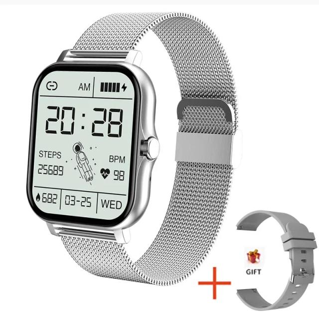 Relógio Inteligente GTS 2 P8 Plus para Homens e Mulheres com Monitor de Frequência Cardíaca, Rastreador Fitness e Conexão Bluetooth