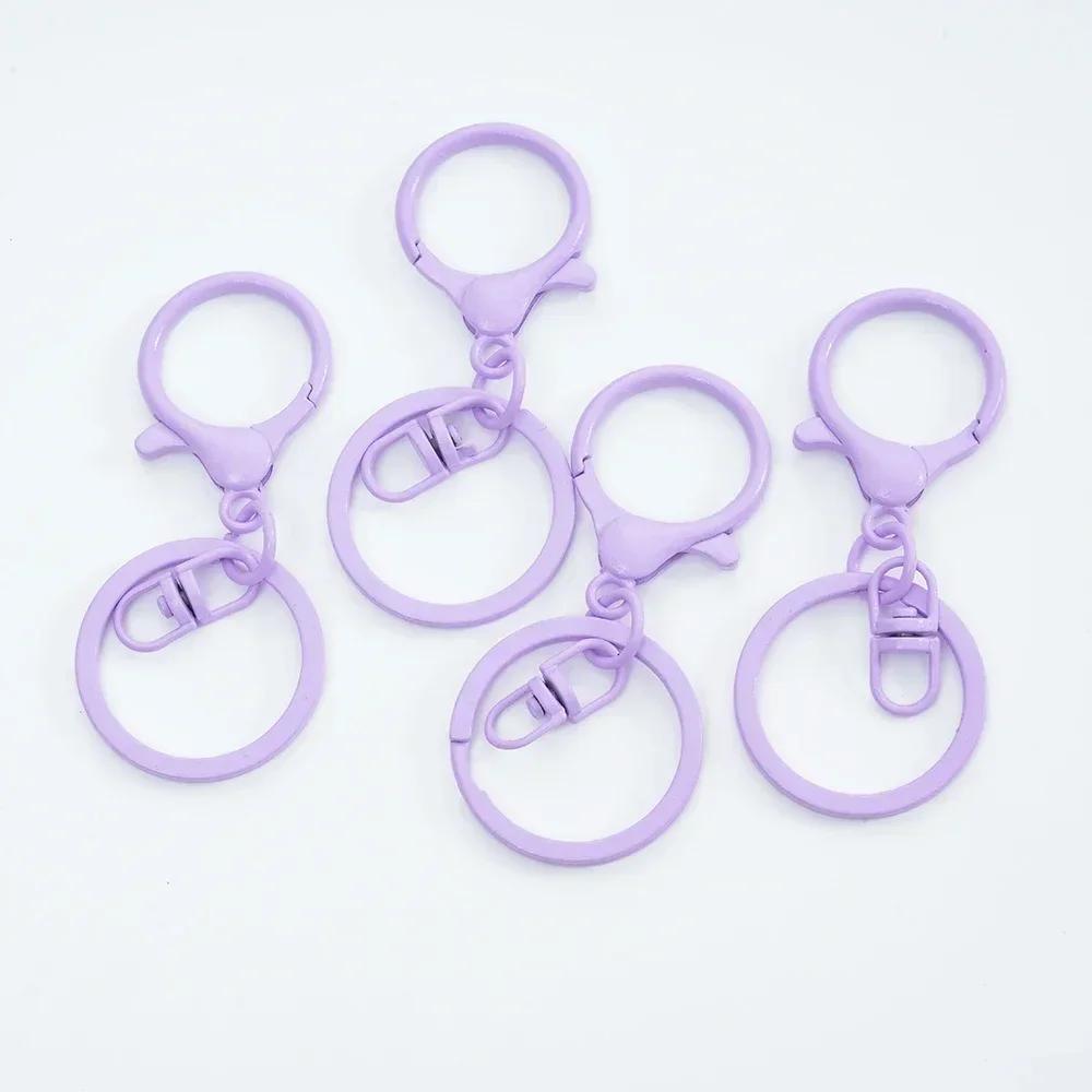 Ganchos de fecho lagosta coloridos, fechos banhados a metal para fazer jóias diy, chaveiro de cachorro, acessórios de pulseira - Image 1