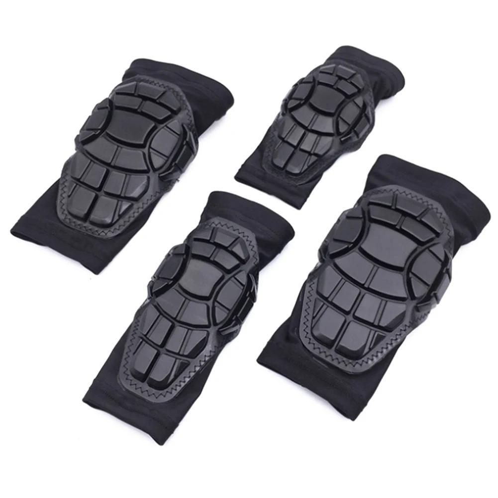 Conjunto de joelheiras e cotoveleiras para crianças, equipamentos de proteção para bicicleta equilíbrio, skate, scooter, 4pcs - Image 1