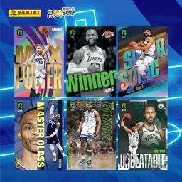 Panini-Assinatura Coleção Cartão, NBA Card, Basquete Superstar, Wembanyama Curry, DonBrook, James Star, Jogo Raro, Presente Toy, 2024 - Image 5