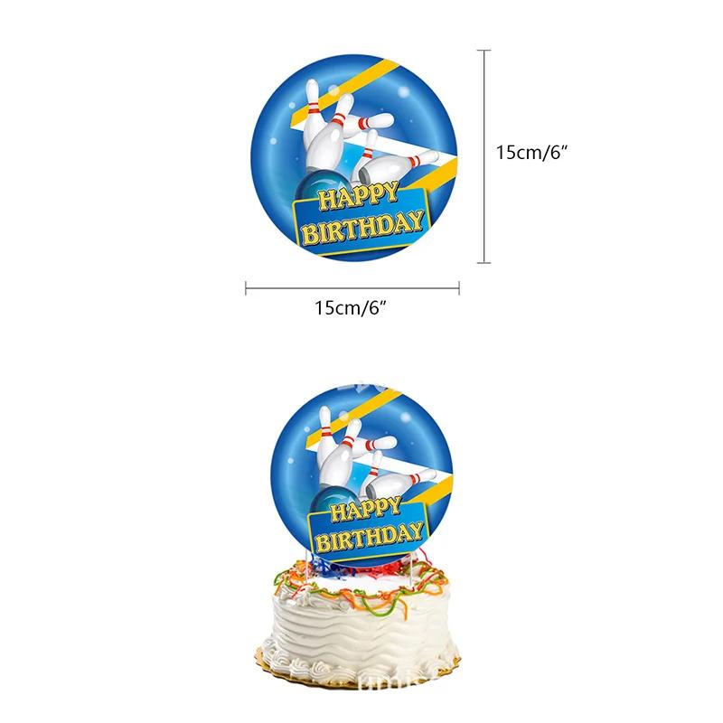 Balões de festa temáticos de boliche para Baby Shower Banner de aniversário Decor, decoração para meninos, 1 conjunto - Image 1