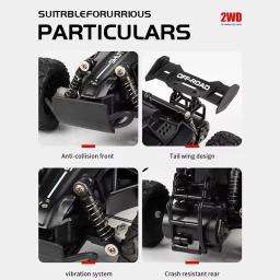 Carro de controle remoto rc drift racing 1:16 veículo fora da estrada liga 2.4g rádio caminhões de alta velocidade com luz led escalada presente brinquedo do miúdo - Image 5