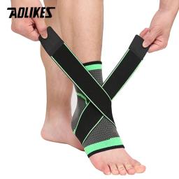 AOLIKES-Esportes Tornozelo Brace Compressão Strap Sleeves, Weave 3D, Atadura Elástica, Equipamento de Proteção, Ginásio de Apoio Fitness, 1 pc - Image 1