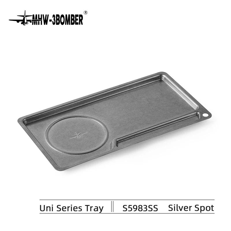 MHW-3BOMBER-Stainless Steel Food Serving Tray, Chic Coffee Bar Acessórios, Cozinha retangular placas decorativas, 3 Pieces Set - Image 1