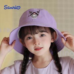 Sanrio Series Outdoor Sun Hat para meninos e meninas, protetor solar, UV, Melody, Jade, Cinderela, Kitty, Jade, Cinderela, Rosa, Verão, Crianças - Image 1