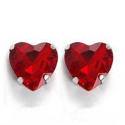 Strass de vidro em formato de coração com garra costurar em pedra de cristal strass diamante prata base de metal cristais para bordado - Image 2