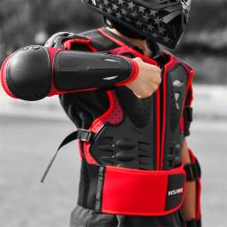 WOSAWE-Motocicleta Body Armor para Crianças, Cotovelo, Joelheiras, Bicicleta MTB, Snowboard, Hóquei, Armadura de Esqui, Protetor de Peito Traseiro, Crianças, 5-14 - Image 3