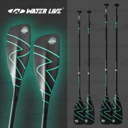 Waterlive-All Carbon Fiber Paddle, Ultraleve, Ajustável, Prancha de Surf Portátil, Anti-Twist, Oar, 168-210cm, 625g - Image 1