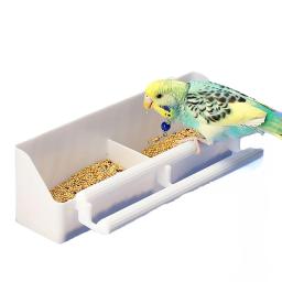 Alimentador De Pássaros De Suporte De Grade Dupla, Alimentadores De Papagaio - Image 1