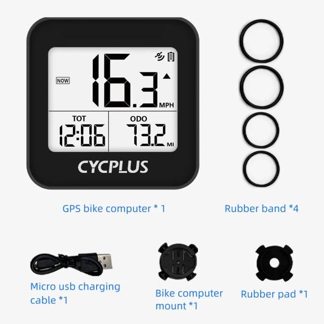 Computador GPS CYCPLUS-G1 para Bicicletas: Velocímetro Sem Fio Impermeável e Odômetro Eficiente