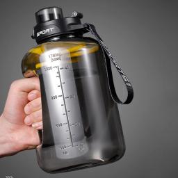 Garrafa de água esportiva com balança para homens, copo de ginástica, ciclismo, fitness, acampamento, fitness, chaleira, balança, 1.2l, 1.7l, 2.5l - Image 1