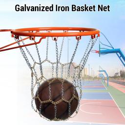 Substituição do aro do basquetebol para o basquetebol exterior, Rede Chain resistente, Cesta de ferro galvanizado - Image 2