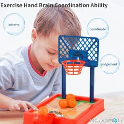 Mini Desktop Basketball Game Set, Tabletop Portátil, Viagem, Escritório, Indoor, Outdoor Fun Sports Novidade Toy, Presente - Image 3