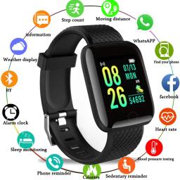 Smartwatch digital para homens e mulheres, tela sensível ao toque completa, relógio de pulso esportivo, fitness, bluetooth 5.0, novo, 2024 - Image 1