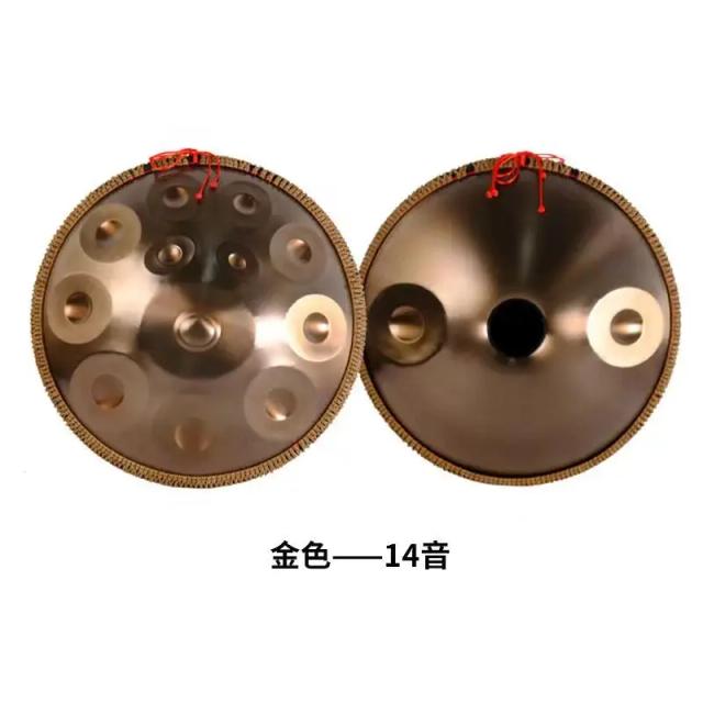 Tambor de Aço Inoxidável para Iniciantes - Percussão Profissional com Tom 440Hz para Música Sofisticada
