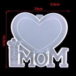 Moldura da foto com suporte de resina molde quadrado forma redonda suporte de imagem cola epoxy mold fundição diy mesa decoração casa jóias fazendo ferramenta - Image 5