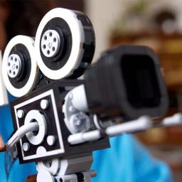 Tribute Camera Construction Set, tijolos colecionáveis, brinquedos de construção, presente para crianças, fãs adultos, aniversário de 100 anos, 43230, 811 peças - Image 4