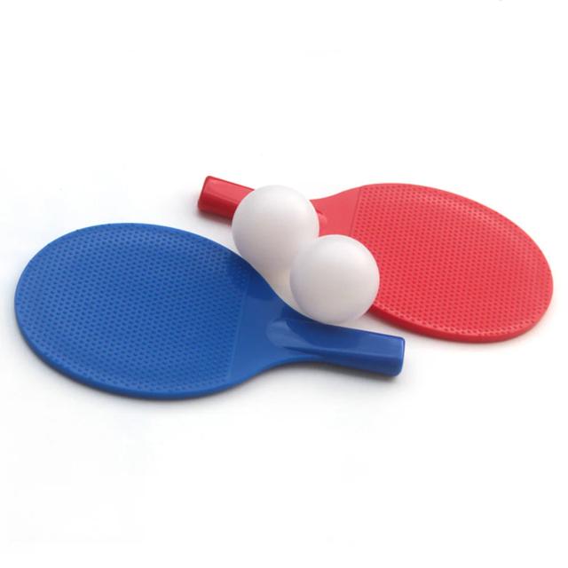 Conjunto de Raquete de Tênis de Mesa para Crianças e Adultos - 2 Pares com Bolas