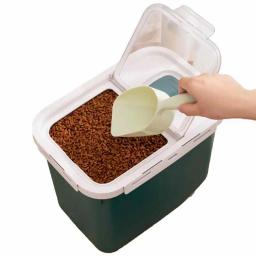 Recipiente De Armazenamento De Alimentos Para Animais De Estimação, Recipiente De Armazenamento De Alimentos Para Cães e Gatos, Ar Apertado, Sem Odor, 10kg, 22lb - Image 2