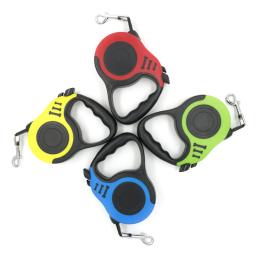 Trela de nylon retrátil automática para cães e gatos, extensão de chumbo durável, caminhada e corrida de cachorros, roleta para cães, 3m, 5m - Image 5
