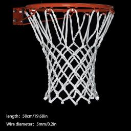 Basketball Hoop Net para esportes ao ar livre, Basketball Rim Mesh Net, Basketball Acessórios, 1 par - Image 6