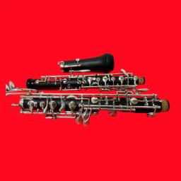 Oboé semiautomático com madeira composta E Key, banhado a prata, C Key - Image 2