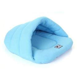Velo polar macio camas para cães de estimação inverno quente animais de estimação esteira aquecida pequeno canil do cão casa para filhote de cachorro gatos saco de dormir ninho camas caverna - Image 4