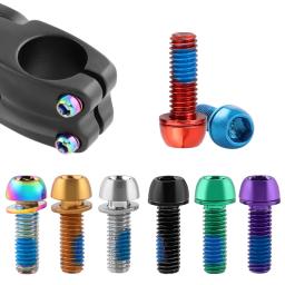 Muqzi 6 pçs m6x17mm pinça de freio a disco parafusos da haste da bicicleta mtb manivela braço parafuso com arruela peças da bicicleta - Image 2