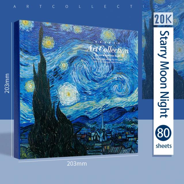 Esboço Criativo: Livro de Arte em Branco com 80 Folhas para Desenho e Pintura em Cores