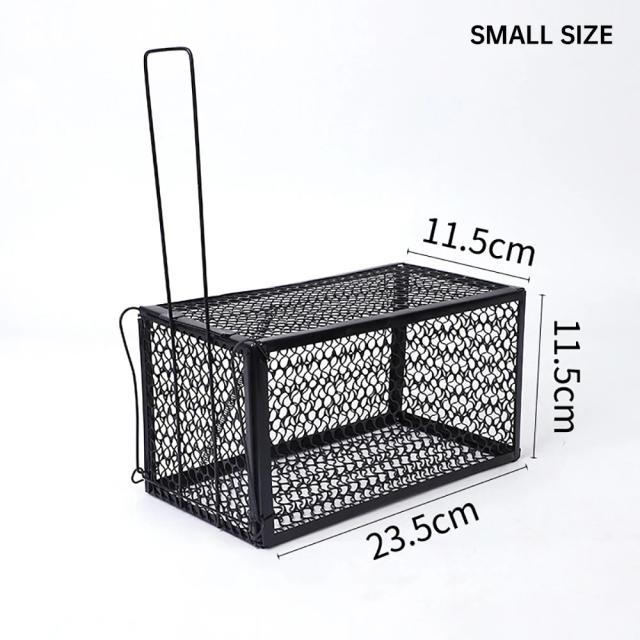 Armadilha Humana ao Vivo para Esquilos, Ratos e Camundongos - Reutilizável e Ideal para Uso Interno e Externo