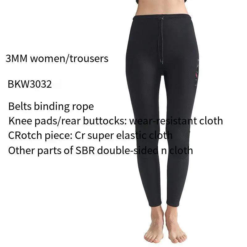 Terno de mergulho em neoprene para homens e mulheres, roupa de surf, snorkeling completo, roupa de mergulho, secagem rápida, 3mm - Image 1
