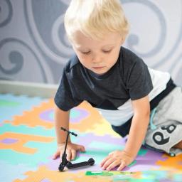 Crianças kick scooter dedo bmx dobrável t-tipo dedo scooter com freio brinquedos educativos dedo skates diversão ponta do dedo movemet - Image 2