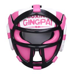 Sanda Boxe Capacete para Meninos e Meninas, Máscara Espessada, Prático, Competição, Boxe Tailandês, Proteção Facial Infantil - Image 3
