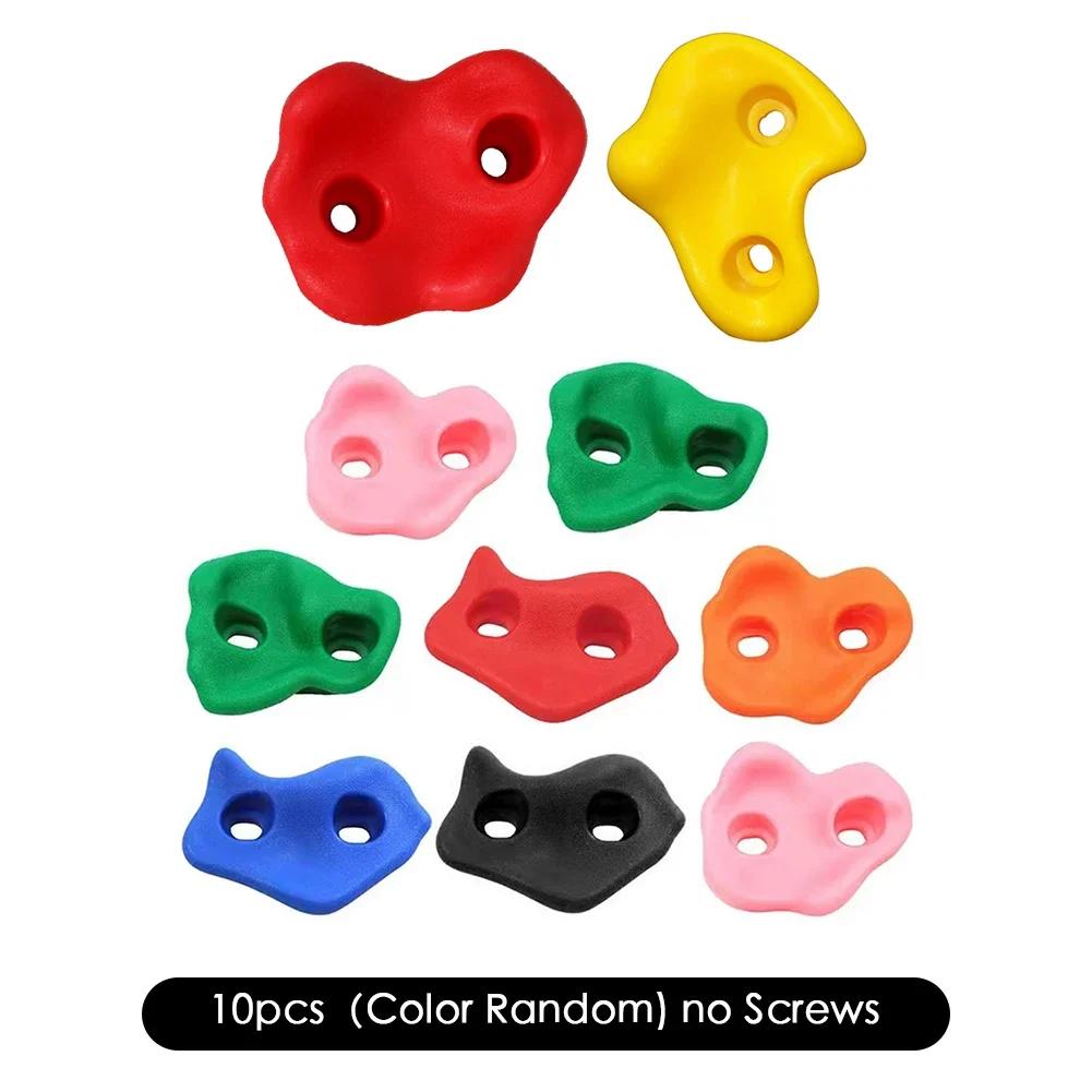 Kit de Parede De Escalada De Madeira Pedras para Crianças, Escalada Holds, Playground Game, Pés De Mão, Treinamento De Escalada, 10Pcs por Conjunto - Image 1
