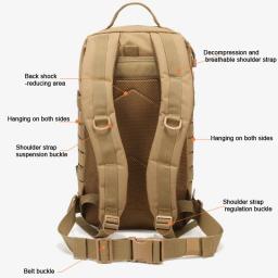 Mochila Tática Molle Assault, Multifuncional, Esportes ao Ar Livre, Escalada, Caminhada, Caça, Sacos 3P, Novo - Image 6
