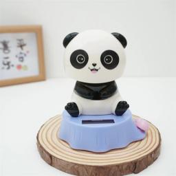 Solar Powered Shaking Head Doll Toy, bonito animal pequenos ornamentos, Desktop, Decorações de carro, presentes infantis, novo, 2024 - Image 3