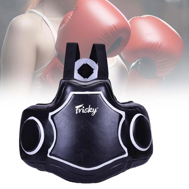 Protetor Corporal de Boxe e Artes Marciais - Equipamento Completo de Proteção para Barriga e Peito durante Sparring