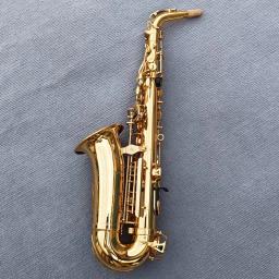 Saxofone Alto Eb Tune com Boquilha Case, Feito no Japão, Instrumento Musical de Latão, Laca Dourada, Frete Grátis, 275 Chegada - Image 6