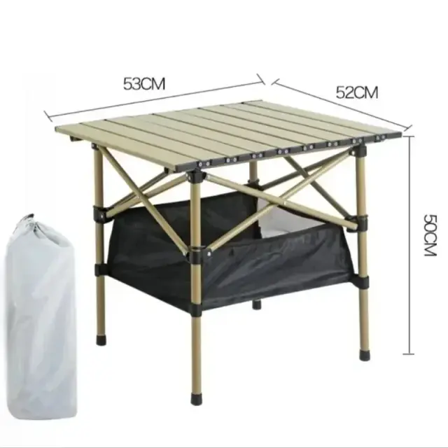 Mesa de Acampamento Portátil: Mesa Dobrável Leve com Bolsa de Transporte para Piqueniques e Viagens Autônomas