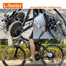 Kit de Conversão E-Bike com Punho do Acelerador Torção, Montagem Lado Esquerdo, Rotor do Freio a Disco, Rotor Elétrico, E-Bike, L-more, 24V, 450W - Image 6