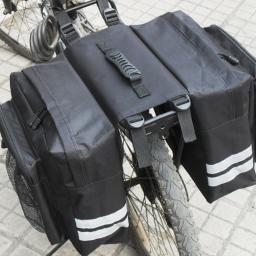 Duplo Side Track Traseiro Da Bicicleta Tronco Bag, Cauda Assento Pannier Pack, Bagageira, PVC, Mountain Road Bicicleta, Ciclismo - Image 3