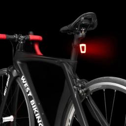 WEST BIKING Mini Luz Da Bicicleta Impermeável Recarregável USB Capacete Lanterna Traseira Para Bicicleta LED Noite de Segurança Equitação Luz Da Cauda - Image 6