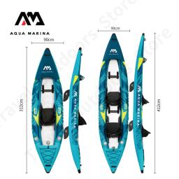 AQUA MARINA STEAM-Caiaque Inflável para Adultos, Esportes Aquáticos, Rafting, Exploração Tipo Barco de Borracha, 10 ", 3", 13 ", 6", K2 Drifting - Image 2