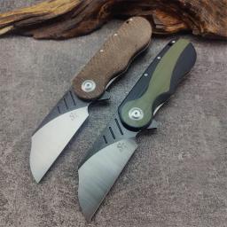 Eafengrow-Sitivien ST138 14C28N Lâmina faca dobrável, G10 Micarta Handle, canivete para camping ao ar livre e caça, ferramentas táticas - Image 2