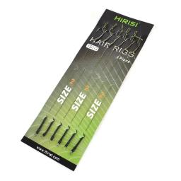 Hirisi 6 pçs acessórios de pesca da carpa equipamento de cabelo conjunto de gancho de pesca pronto feito amarrado equipamento com linha de pesca boilie gancho ts113 - Image 6