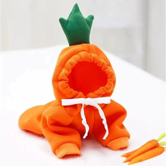 Camisola de Lã Quente para Cães com Capuz - Casaco de Design Bonito para Passeios ao Ar Livre